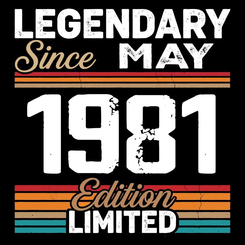 Mai 1981 Vintage Mai 1981 Retro Mai 1981