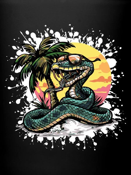 Snake Cobra Summer Comic