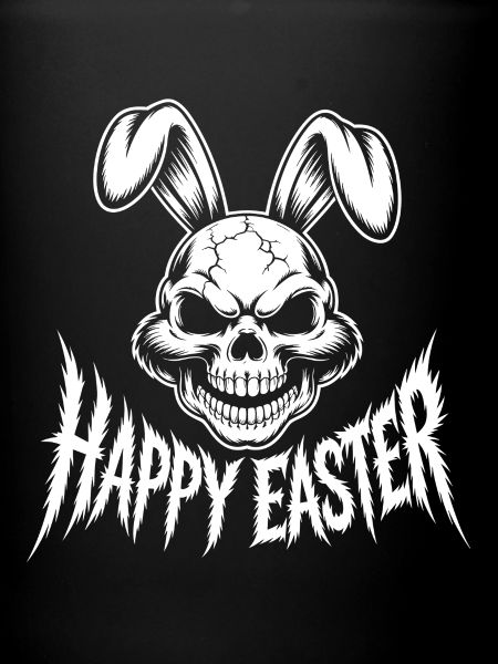 Oster Schädel Hase Gothic