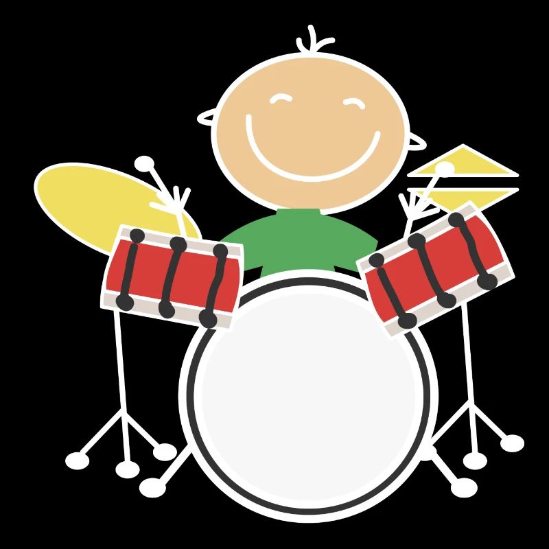 Kids play drums drumsticks drummer