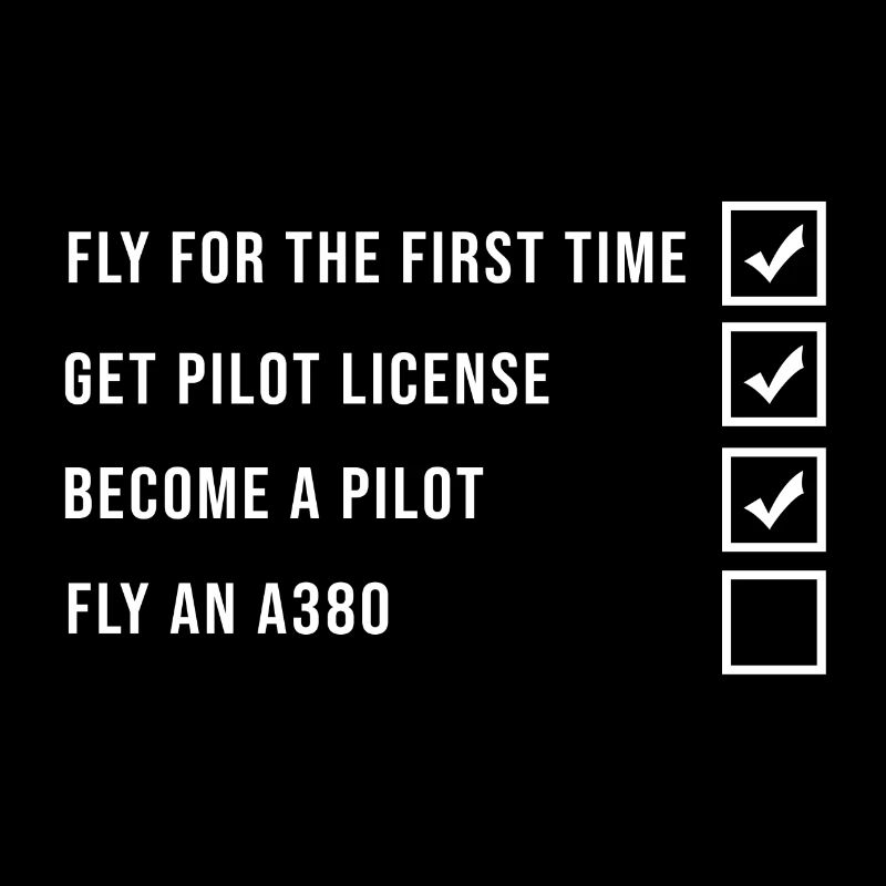 Pilots career checklist pilots gift idea
