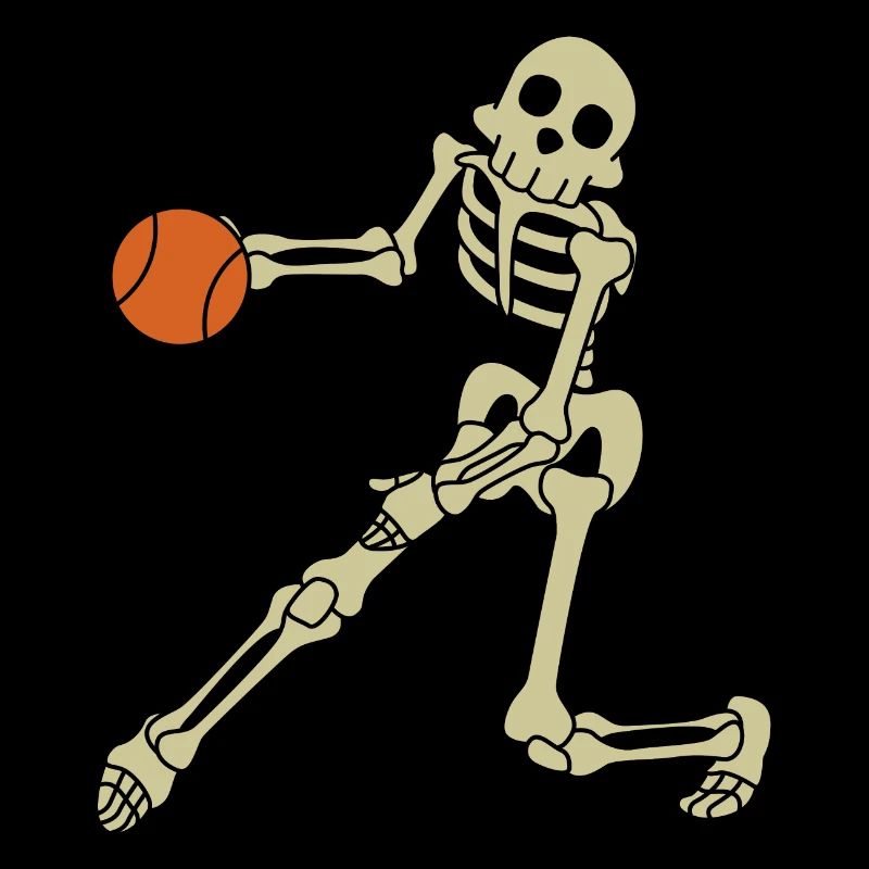 Basketball Skelett