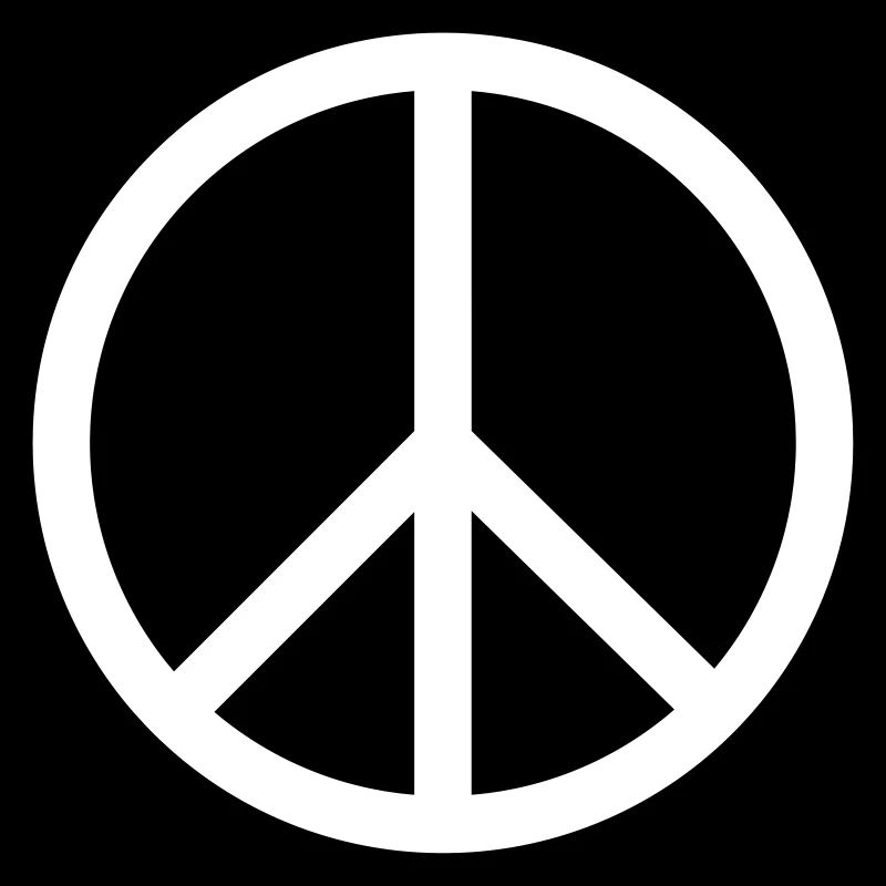 Peace sign thick