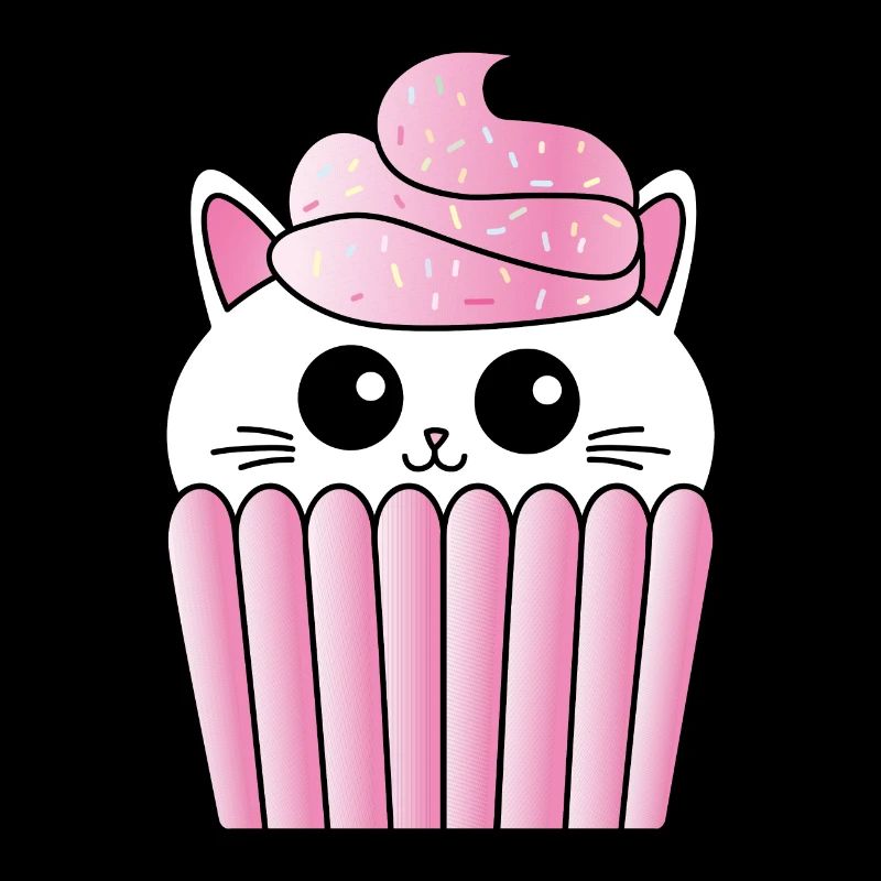 Tablier kawaii sucré de cuisson de muffin de chat