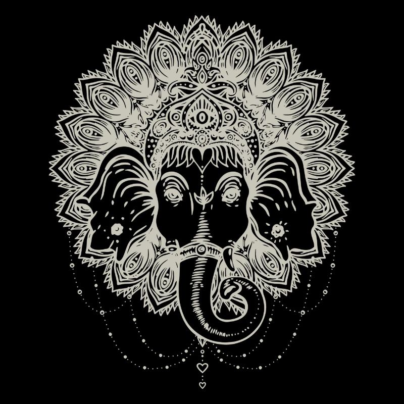 Sak Yant Thai Tattoo Elephant Cool Gift