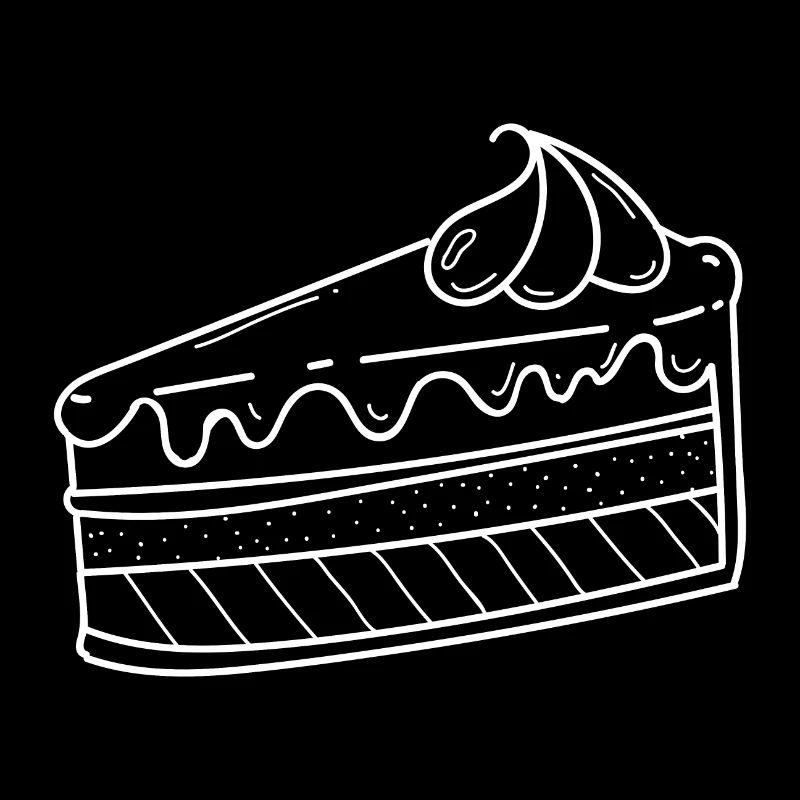 Cake piece gift idea coffee break