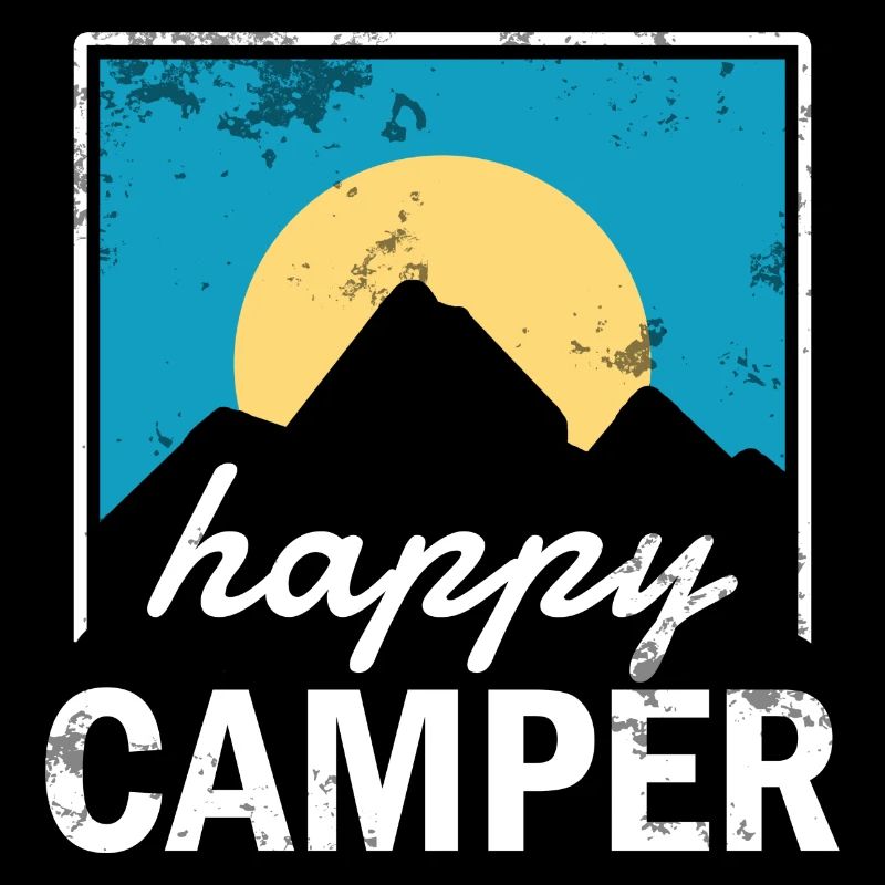 campeur heureux