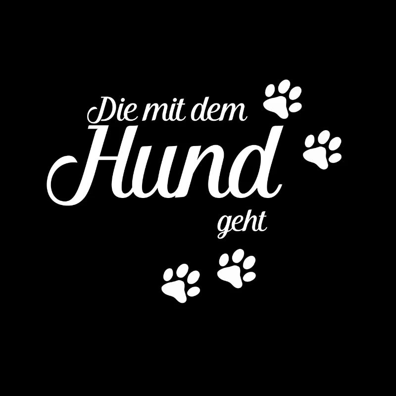 La chienne sort des chiens