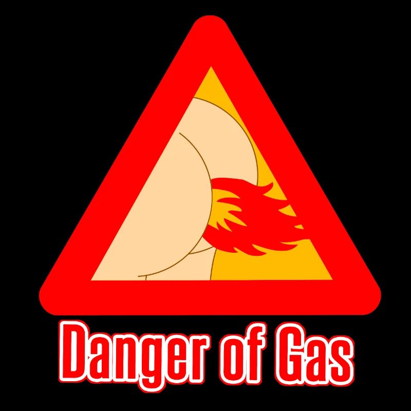 Danger d'essence - panneau de signalisation amusant