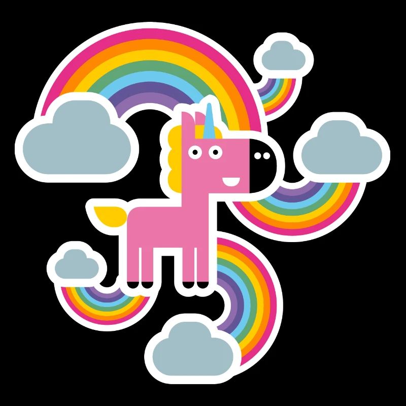 Regenbogen Einhorn