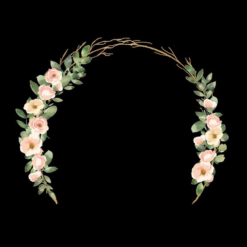 Personlisierbar fleurs bow roses