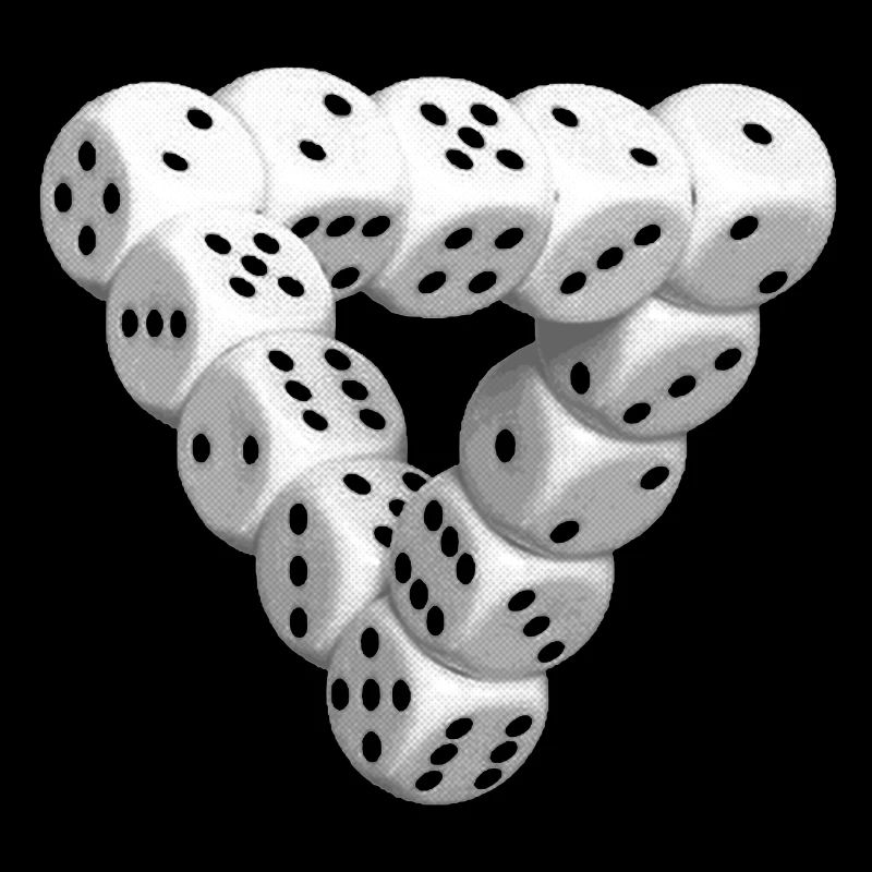 Cube Dices Cubes Illusion