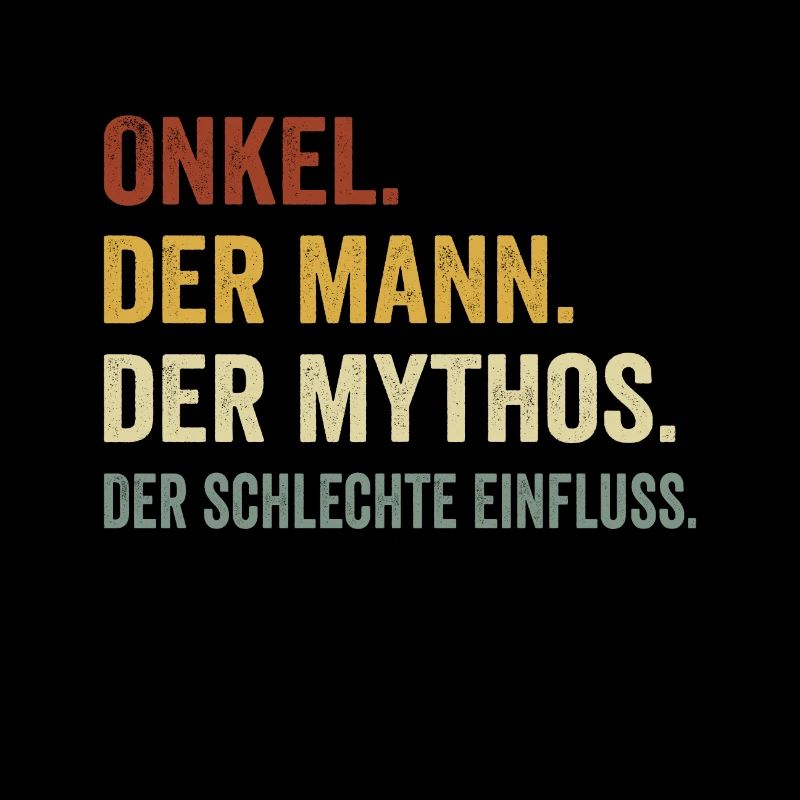 Onkel der Mann der Mythos der schlechte Einfluss