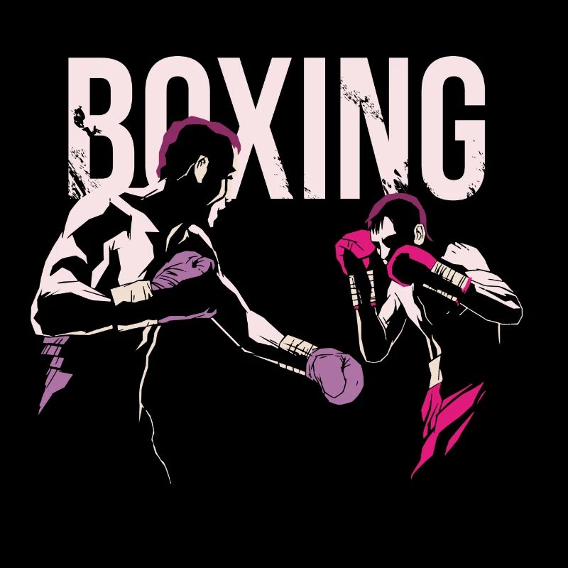 Boxe, boxe, boxe, boxeur, maillot de combat