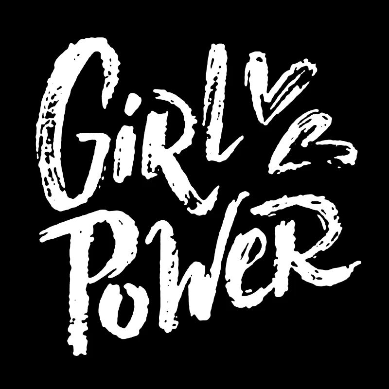 fille puissance blanche