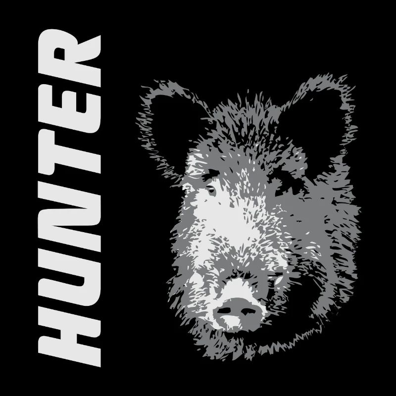 Wild Boar - Hunter - Wildschwein - Jäger