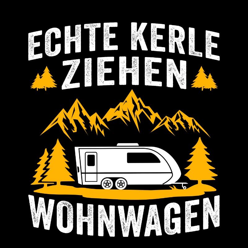 echte kerle ziehen wohnwagen