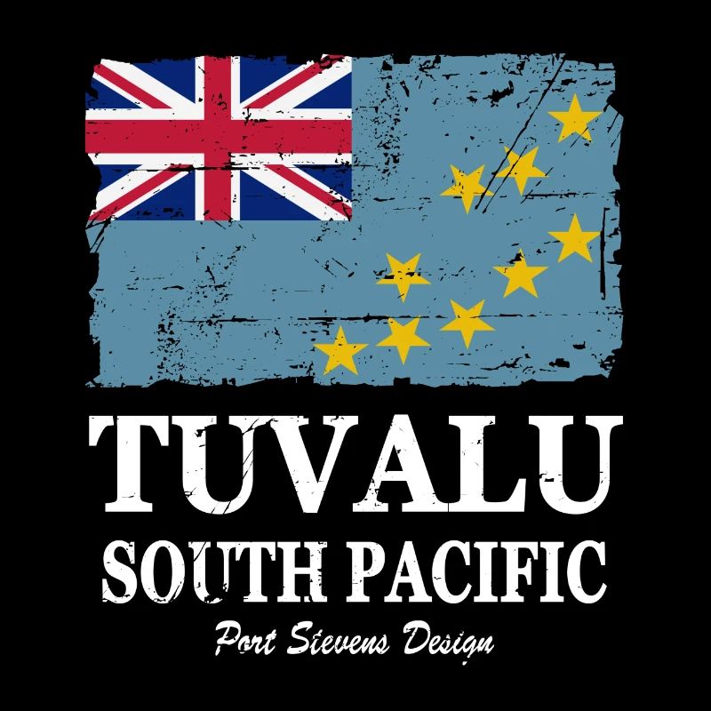 Drapeau de Tuvalu - Drapeau de Tuvalu - look shabby