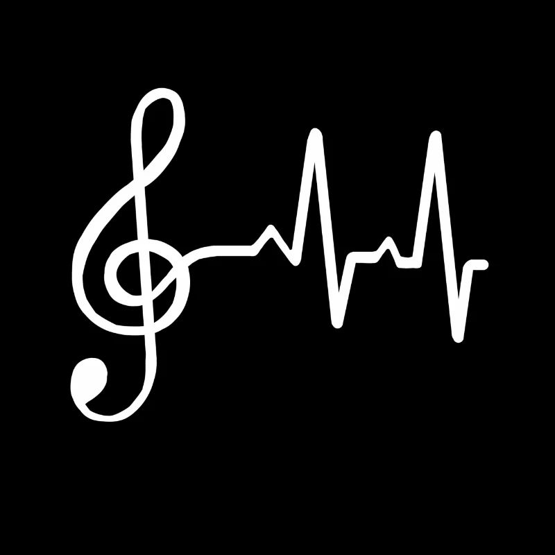 Treble Clef Singer Music Dance Singing EKG