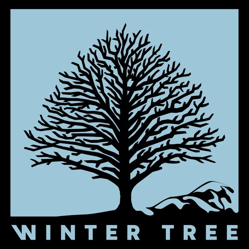 T-shirts imprimés - Arbre d'hiver