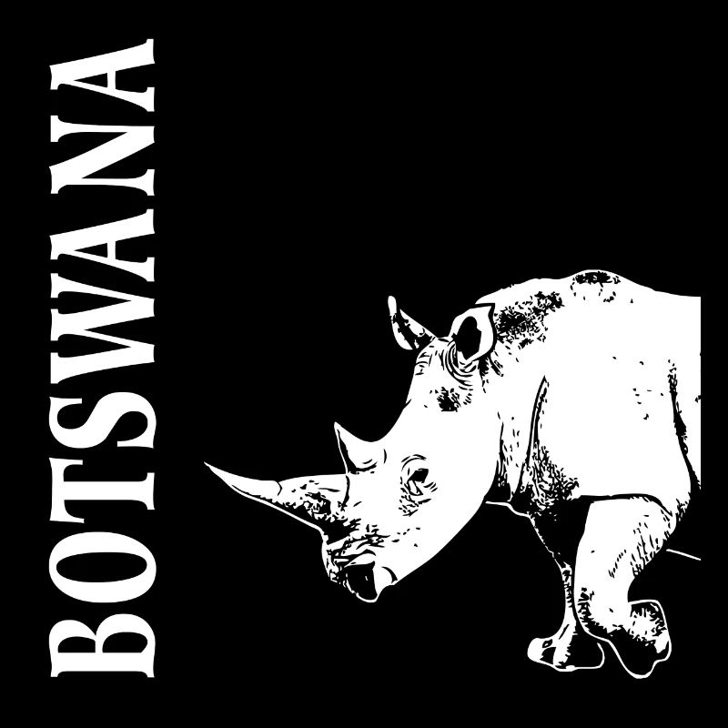 Botswana - Nashorn