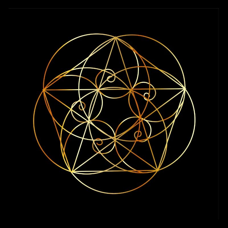 Fibonacci moderne Kunst