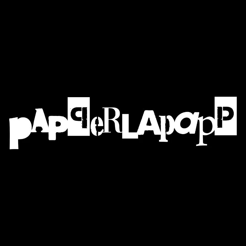 Papperlapapp Retro Letter Quatsch Unsinn