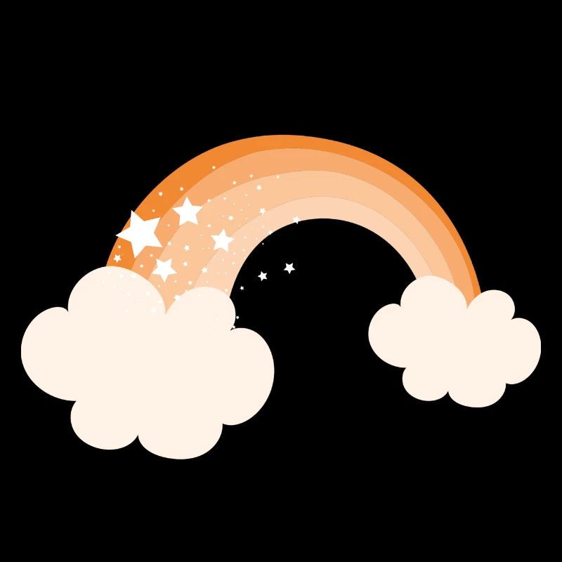 Rainbow Orange Design