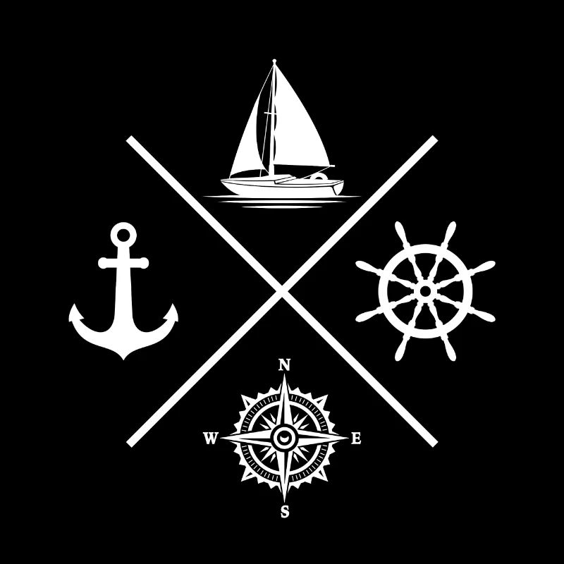 Sailing sailing sailing boat compass anchor