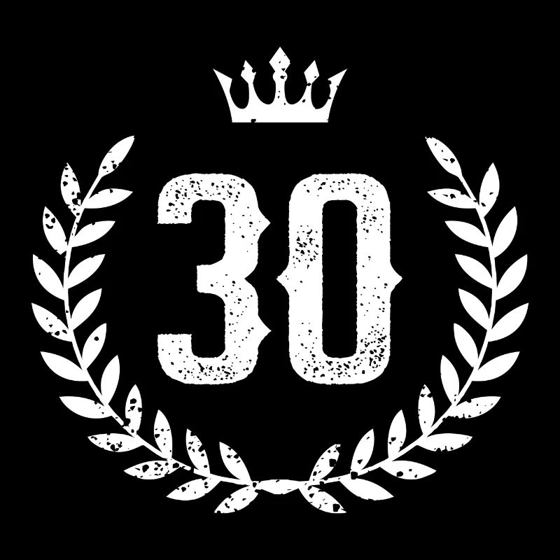 30 number wreath