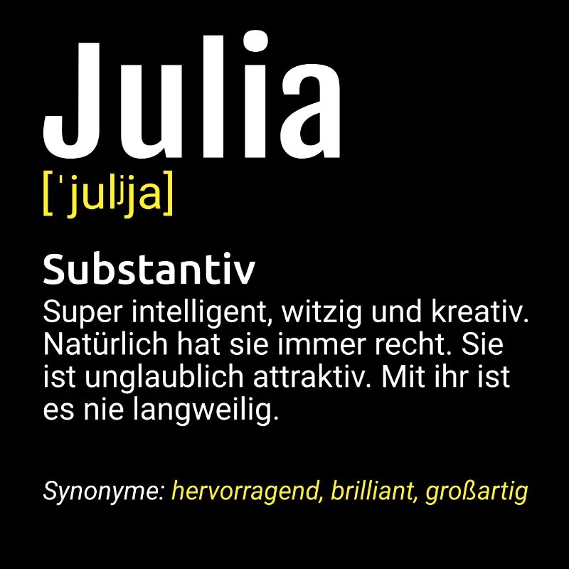 Julia Name Definition