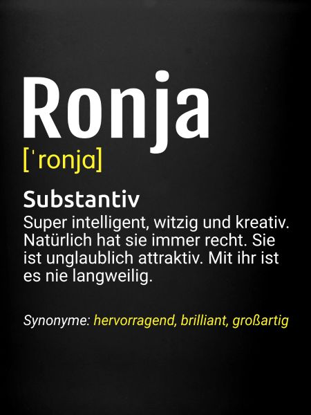 Ronja Name Definition