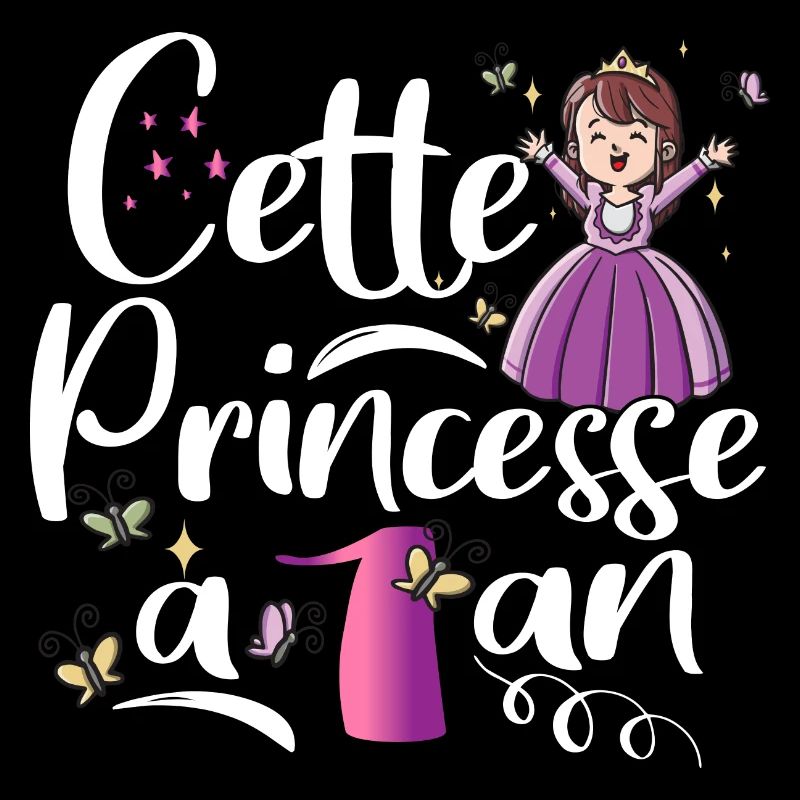 Anniversaire 1 an Bébé Princesse Cadeau