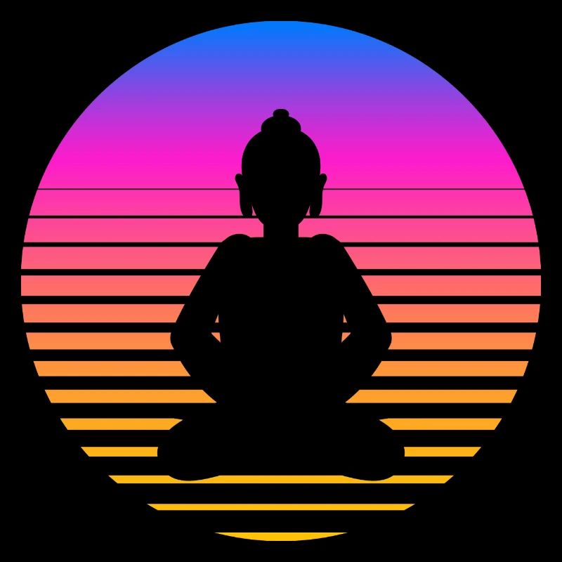 Buddha Retro Buddha Yoga Buddhismus