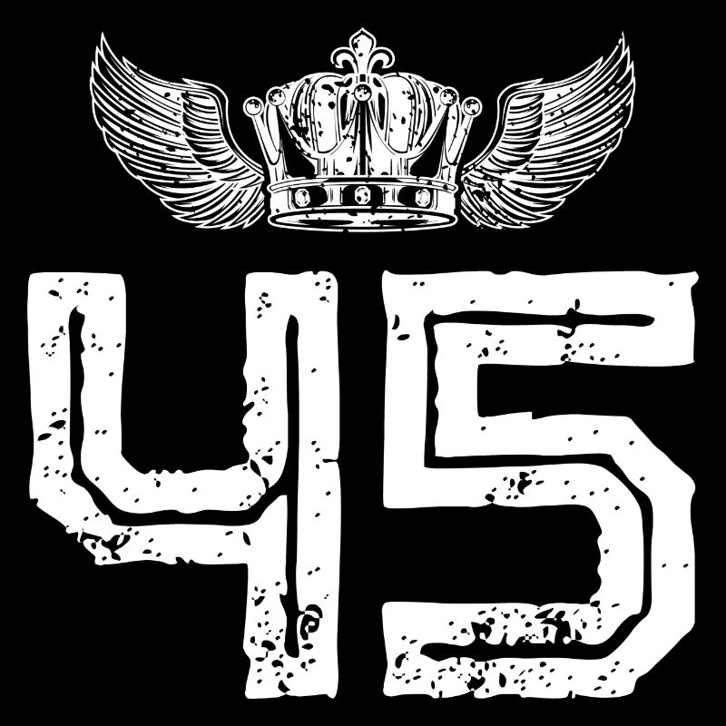 45 Number crown