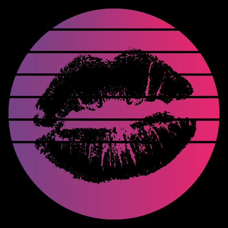 Lips Retro Style Vintage