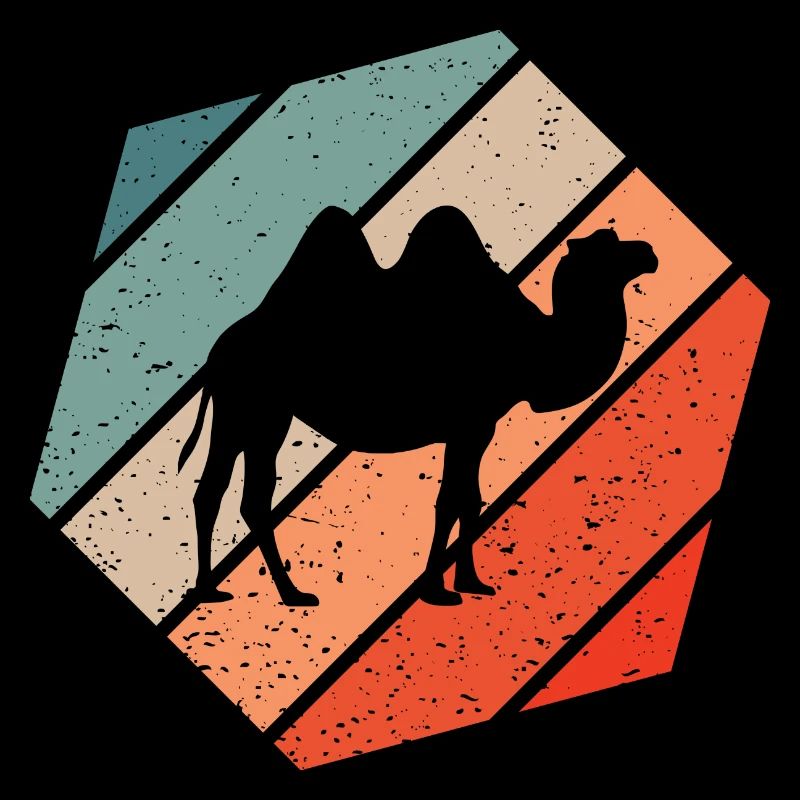 Camel Retro Style Vintage