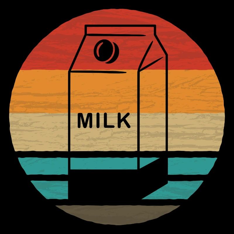 Milchkarton Retro Style Vintage