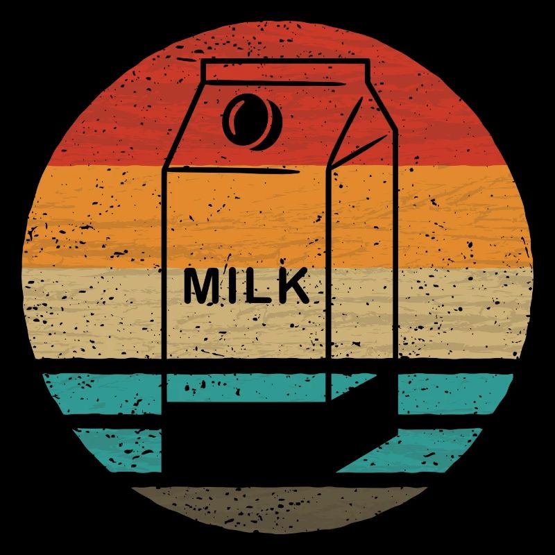 Milchkarton Retro Style Vintage