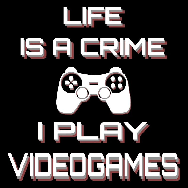 Gamer Spruch Controller Freak Videogame