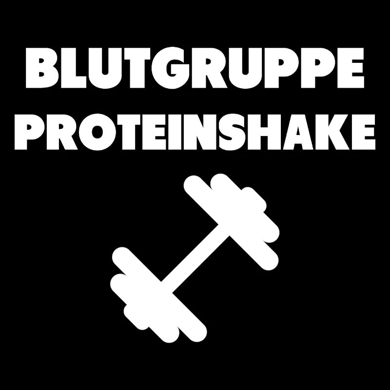 Blutgruppe Proteinshake