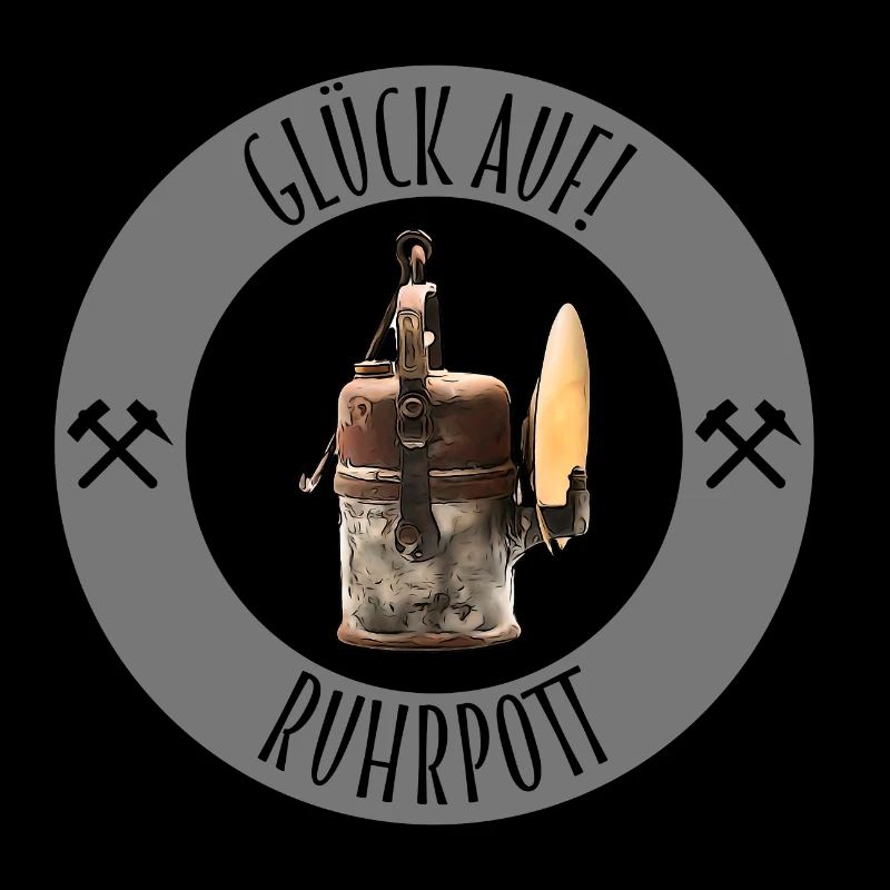 Glück Auf Grubenlampe