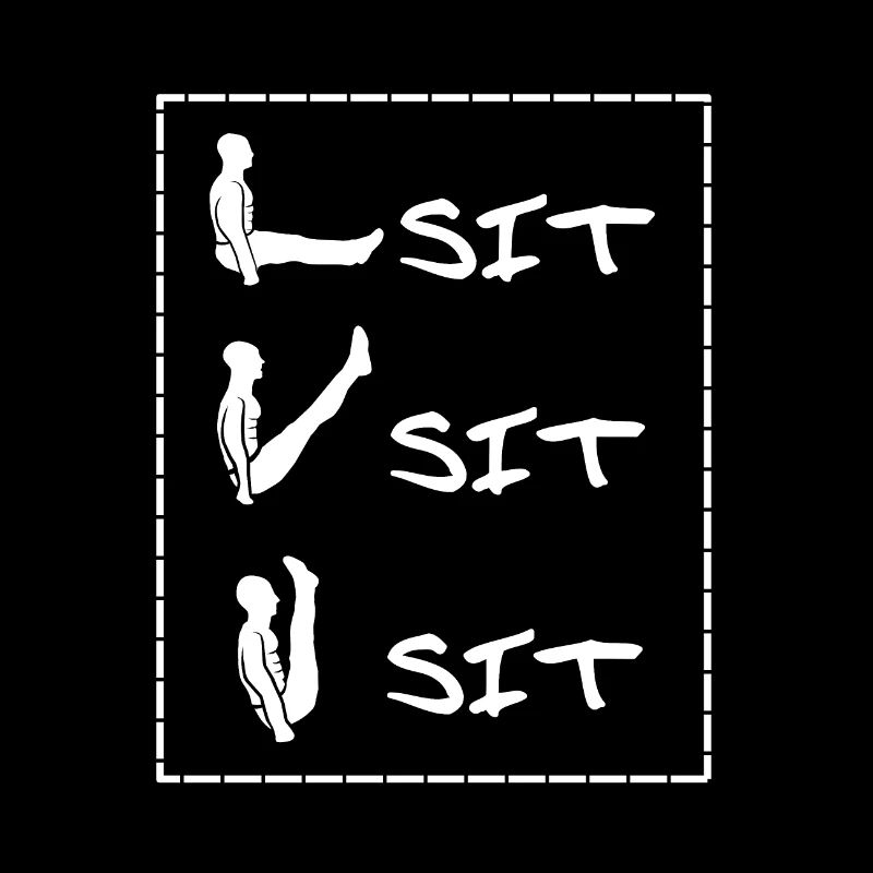 L Sit, V Sit, I Sit : Calisthenics Progressionen