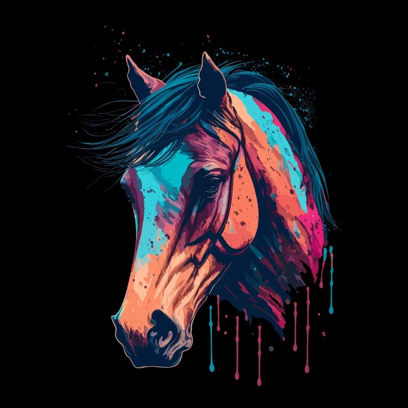 Dessin de tête de cheval