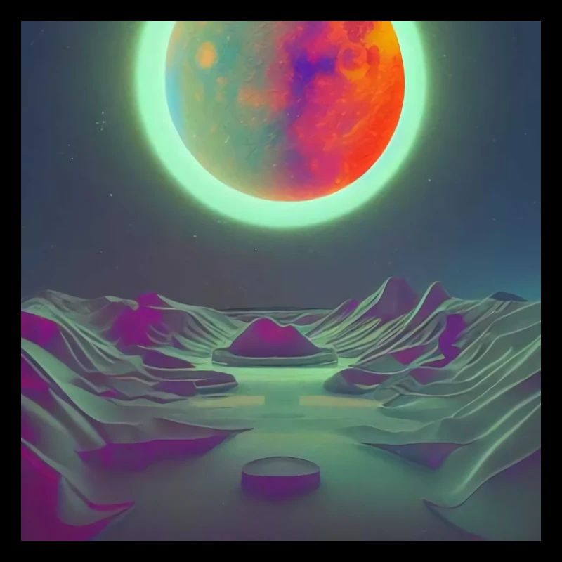 Solar Eclipse On An Exoplanet