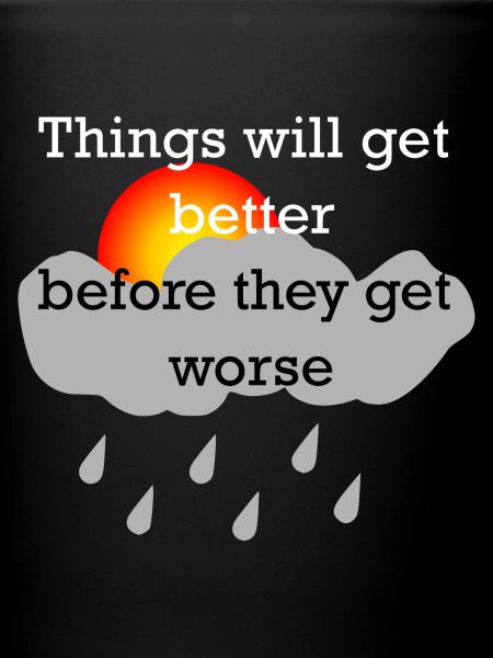 Pessimist rain cloud