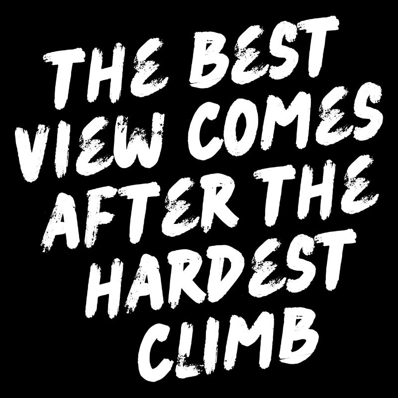 La meilleure vue vient après la montée la plus difficile