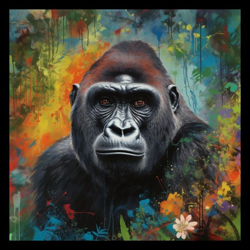 DER GORILLA IM DSCHUNGEL