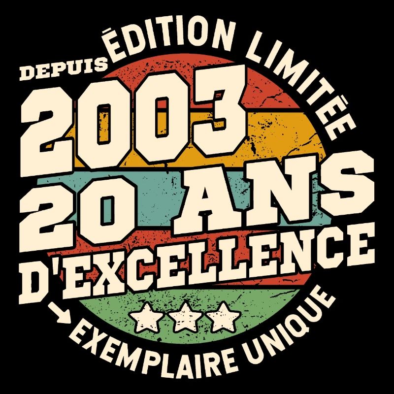 cadeau d'anniversaire 2003 - 20 ans d'excellence