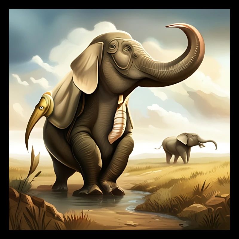 futuristic elephant